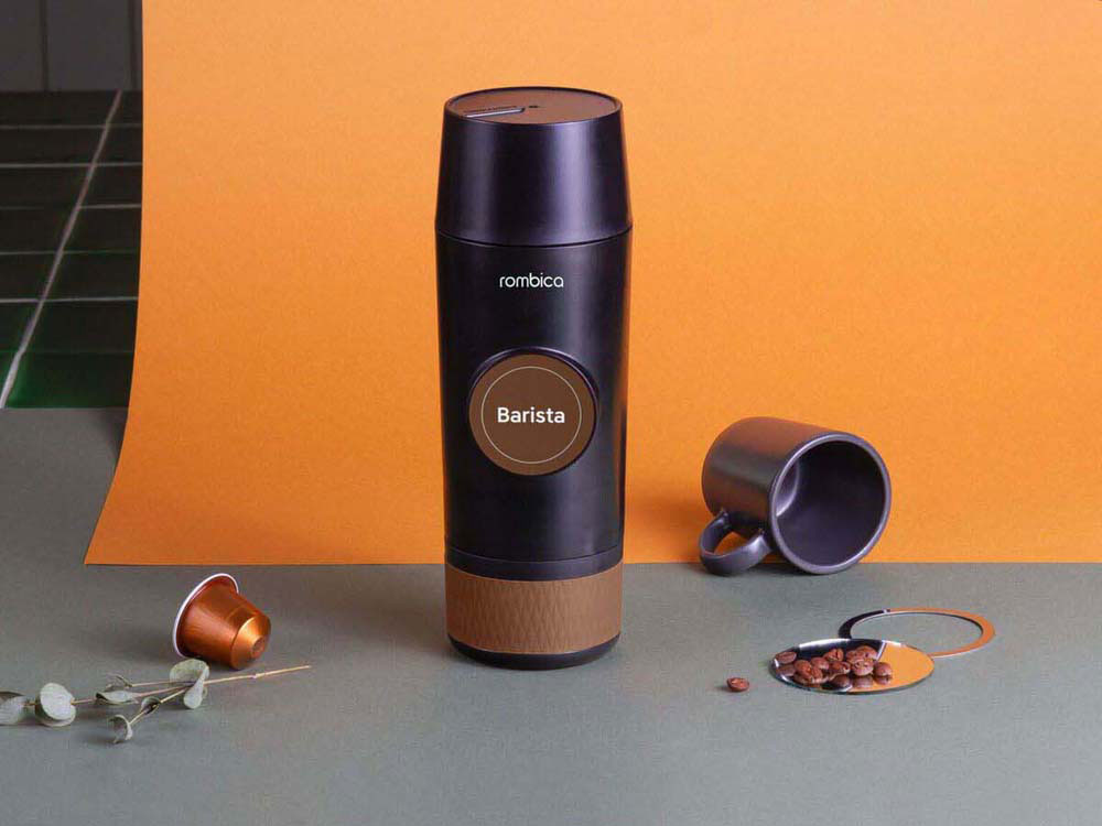 Портативная кофемашина Rombica Barista CTG-1 с логотипом Rombica-7