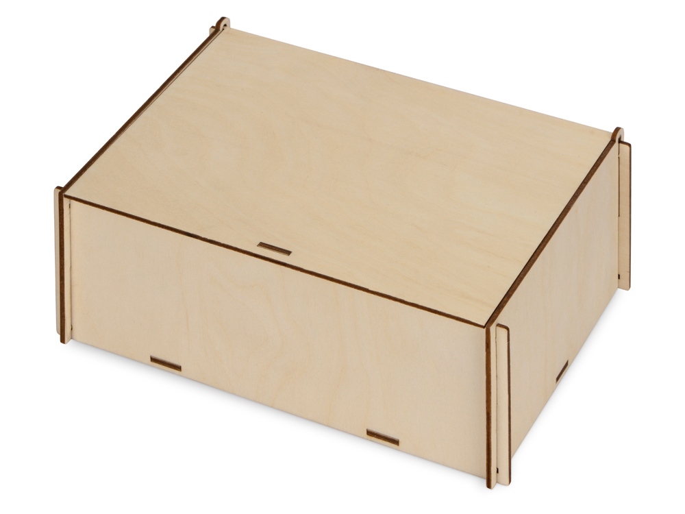 Подарочный набор с БЗУ и внешним аккумулятором Bamboo Set, натуральный-4
