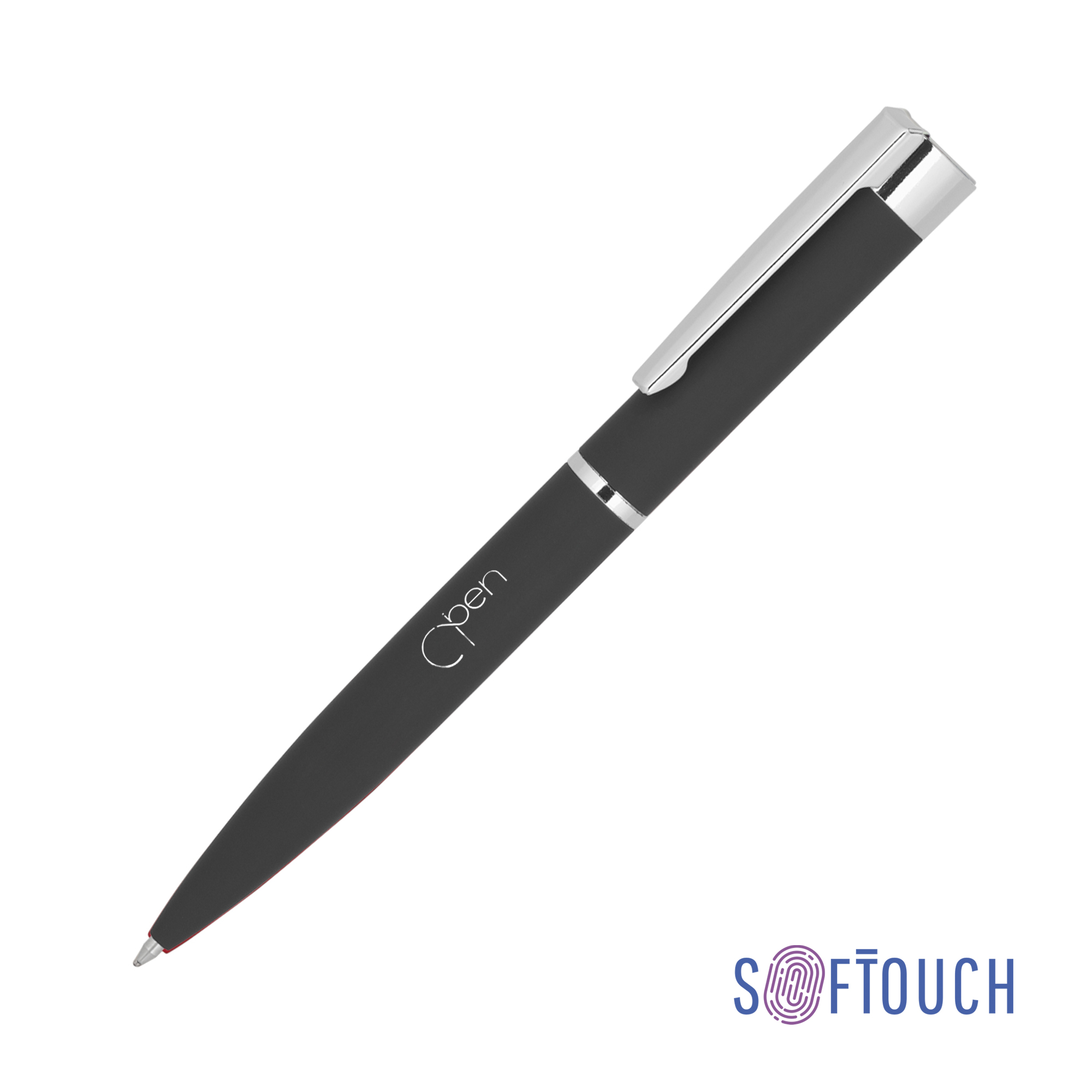 Ручка шариковая "Alice", покрытие soft touch-0