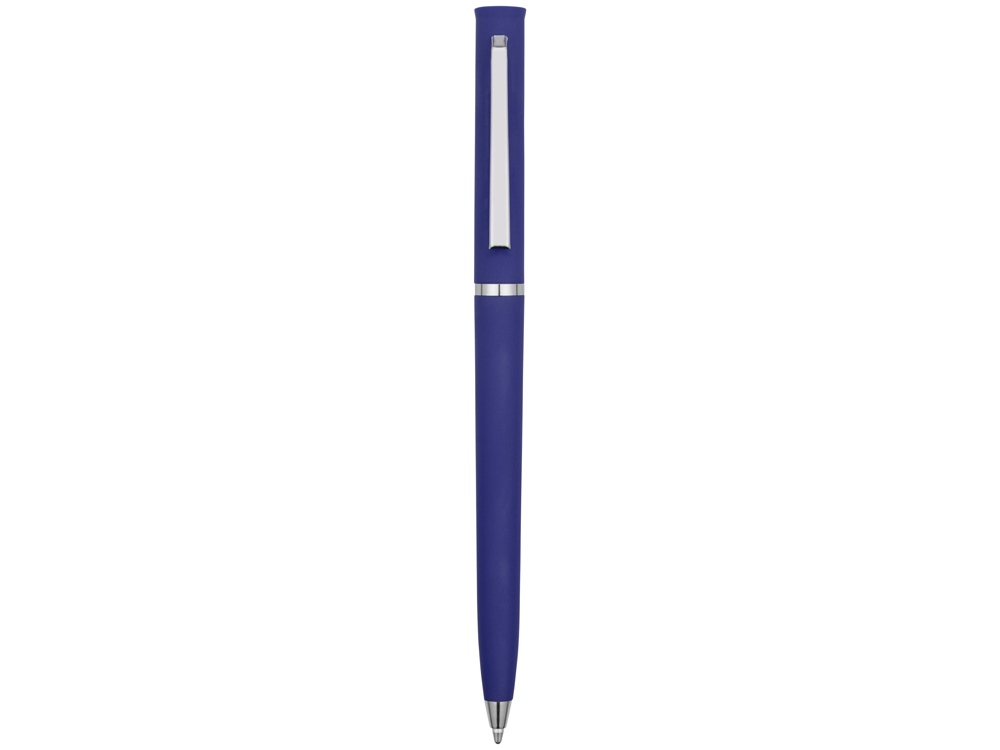 Ручка шариковая Navi soft-touch, темно-синий-1