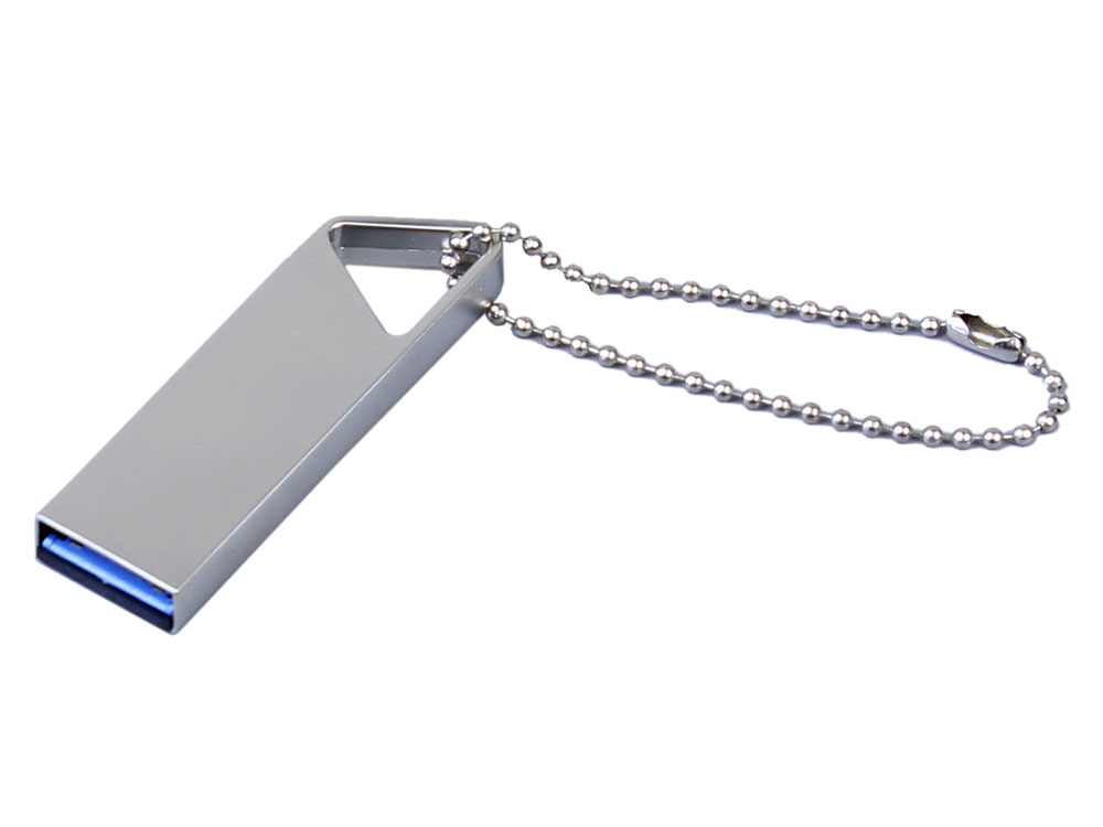 USB 2.0-флешка на 4 Гб с мини чипом, компактный дизайн, отверстие треугольной формы для цепочки-0
