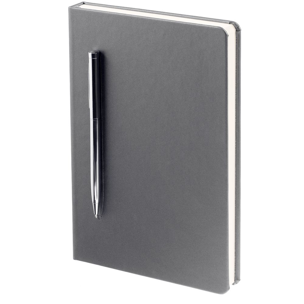 Ежедневник Magnet Shall, недатированный, серый-1