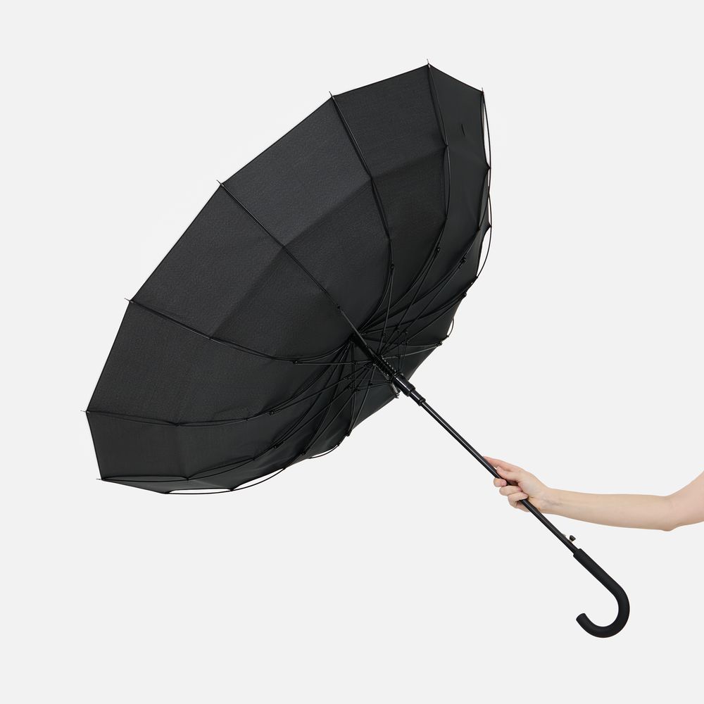 Зонт-трость Sombrella, черный-5