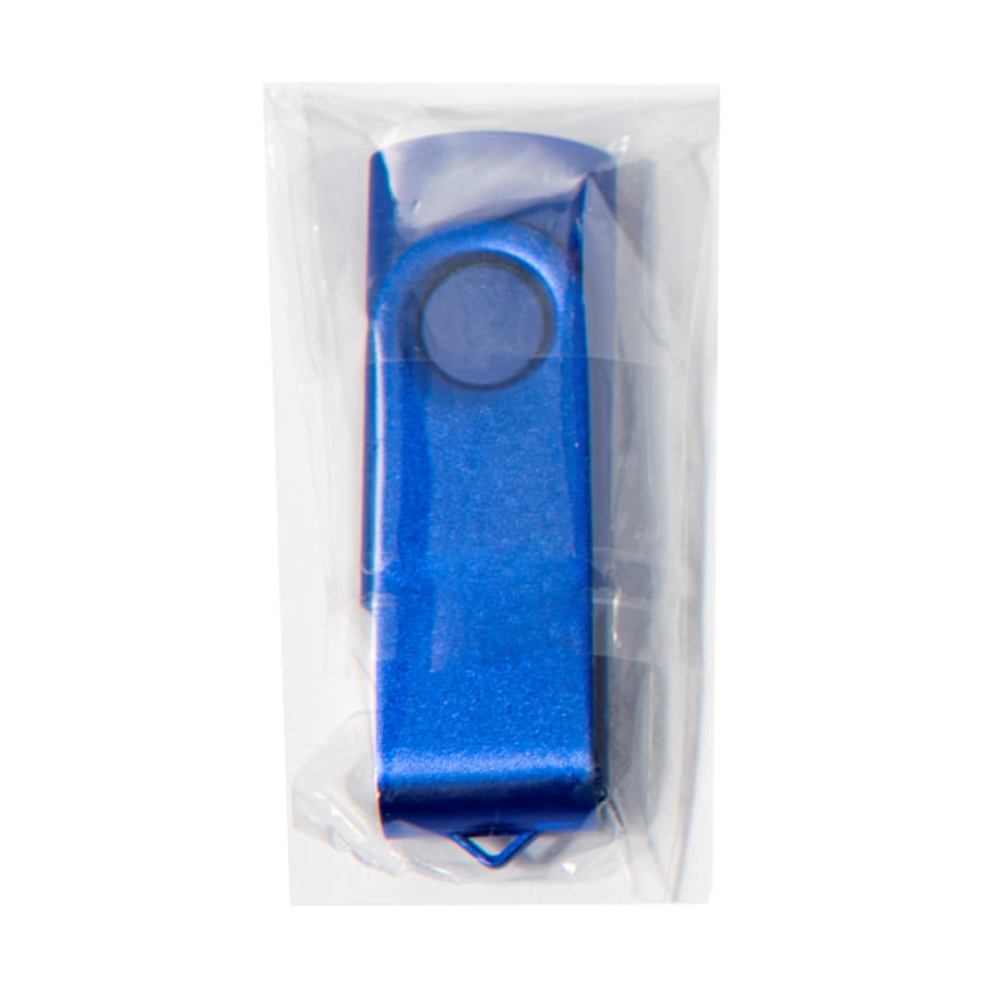 USB flash-карта DOT (16Гб), синий, 5,8х2х1,1см, пластик, металл, синий-2