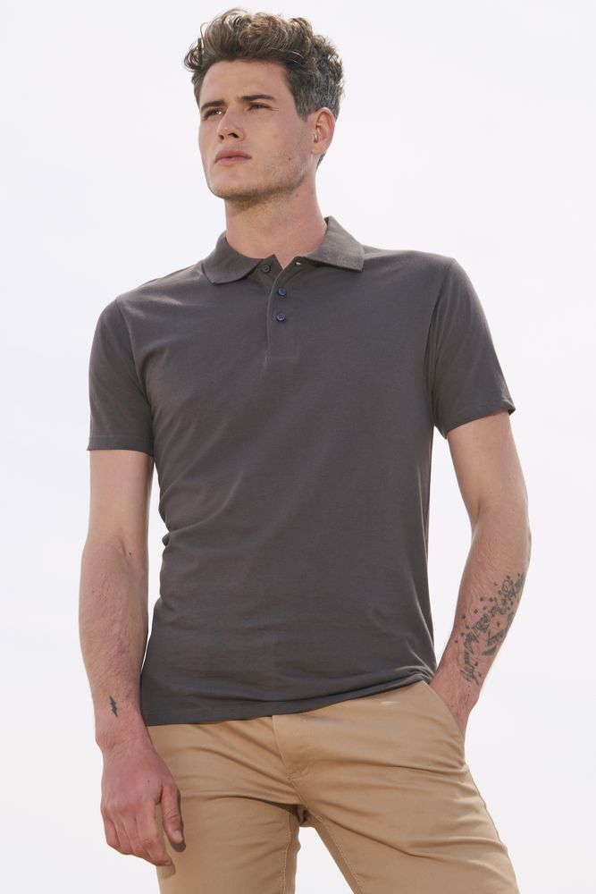 Рубашка поло мужская Prescott Men 170, красная-4