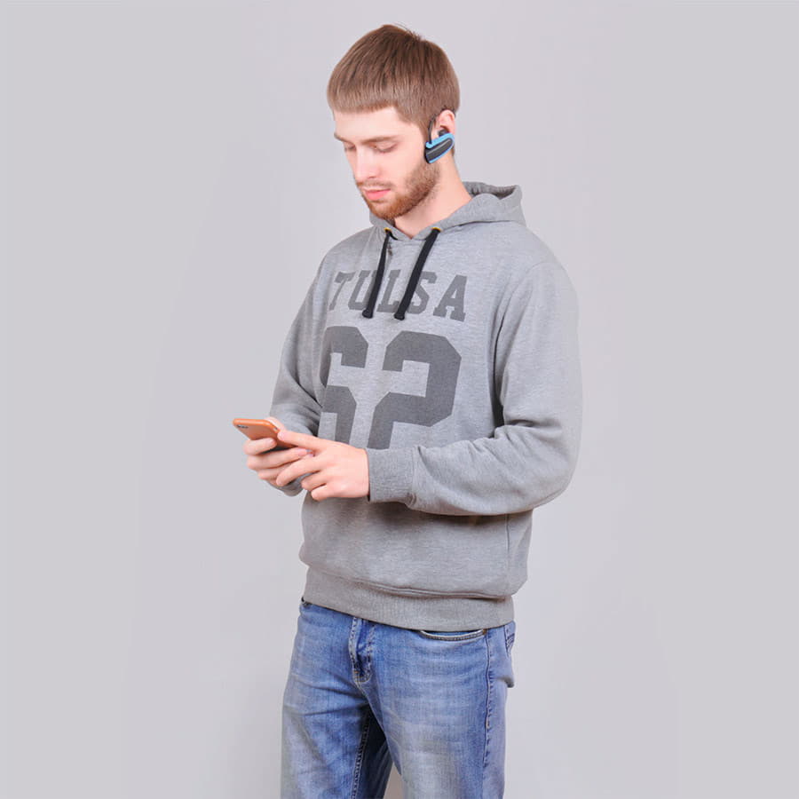 Наушники bluetooth беспроводные "Sprinter", серый, черный-4