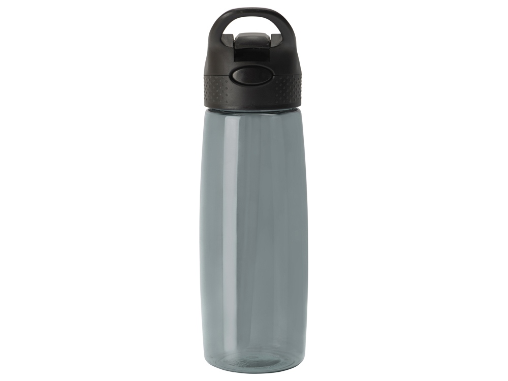 Бутылка c кнопкой Tank, тритан, 680мл Waterline, серый-4