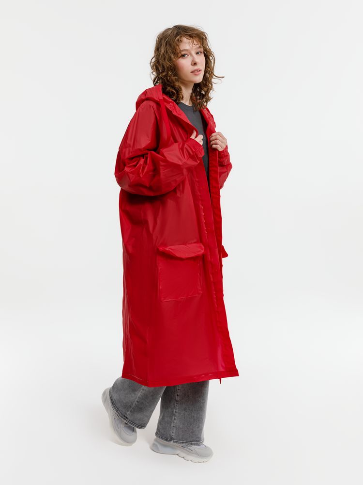 Дождевик RainDrop, красный-9