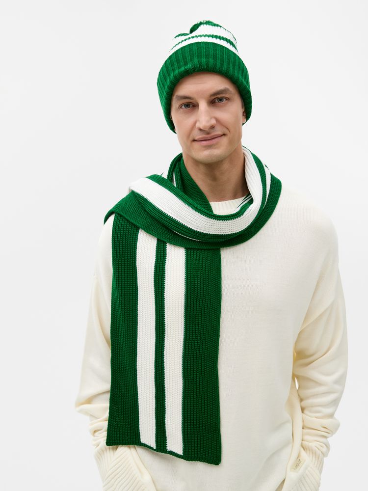 Шарф Winwear, темно-зеленый (глубокий зеленый)-3