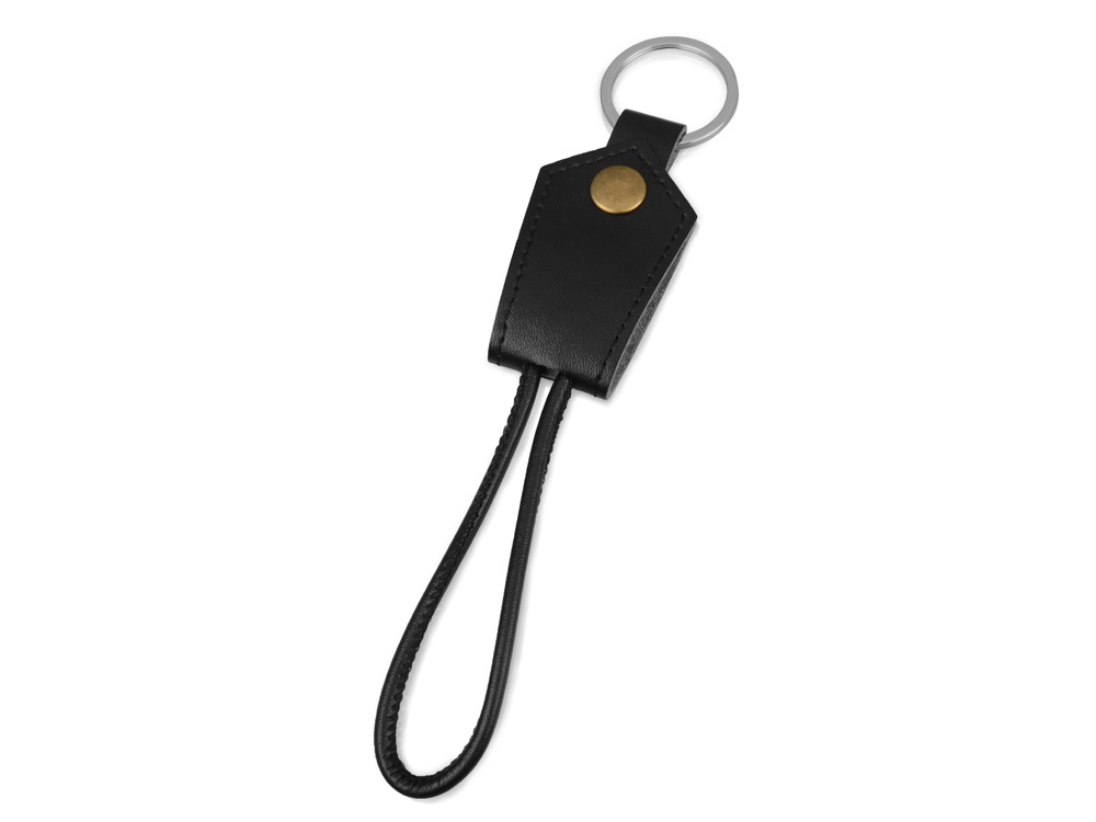 Кабель-брелок USB-Lightning Pelle, черный-1