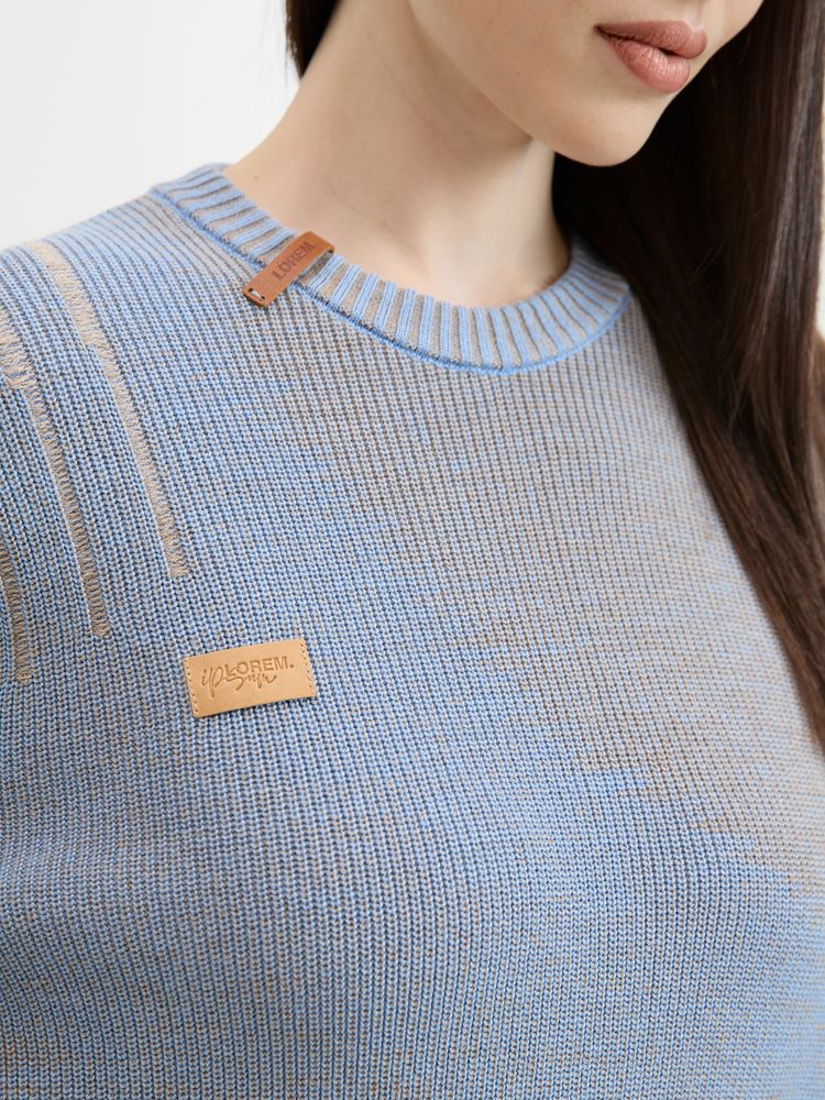 Джемпер Denim на заказ, полушерсть-3