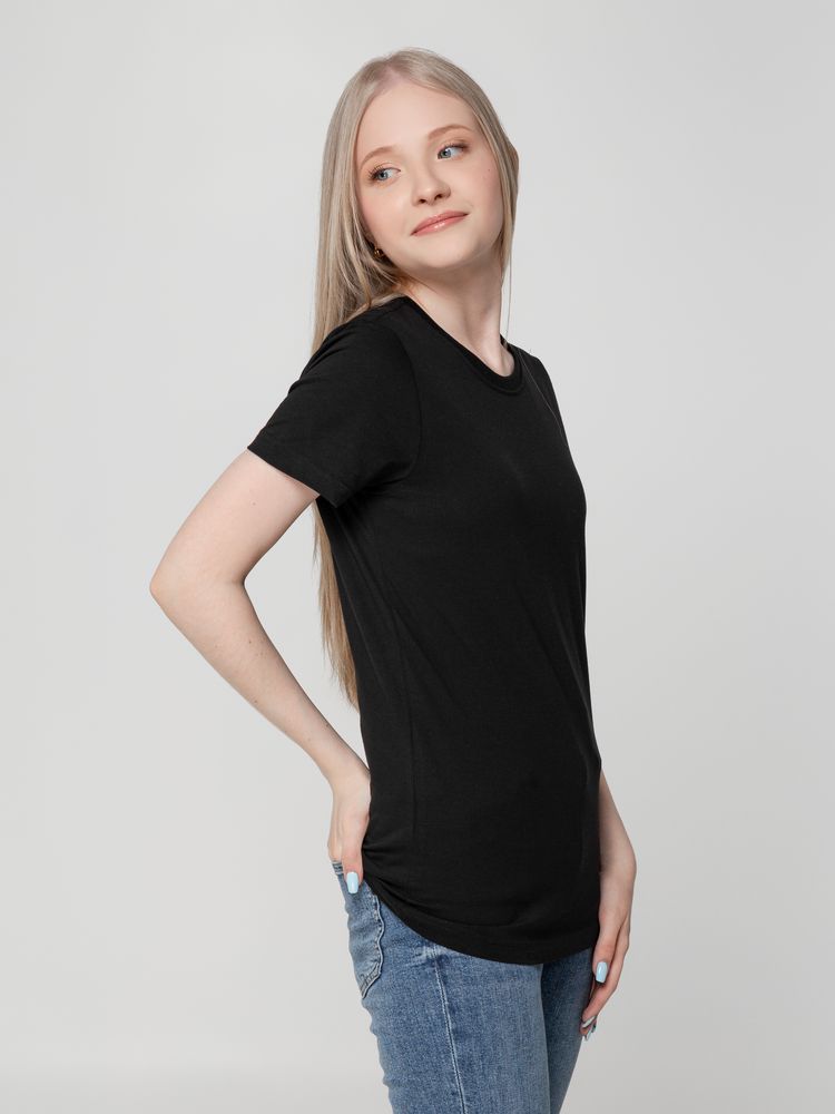 Футболка женская T-bolka Lady, черная-4
