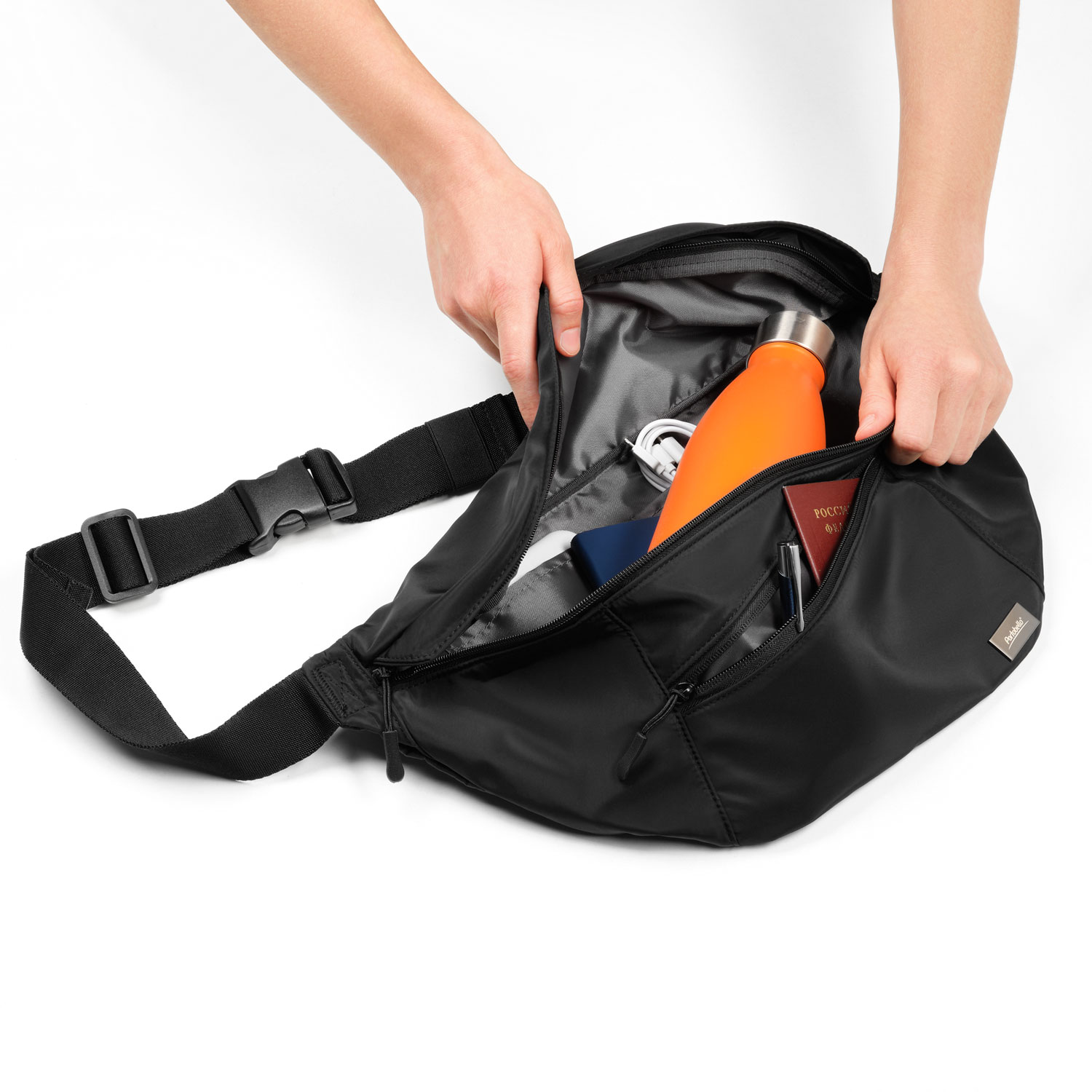 Сумка через плечо (cross body) Бостон (Boston), черная-3