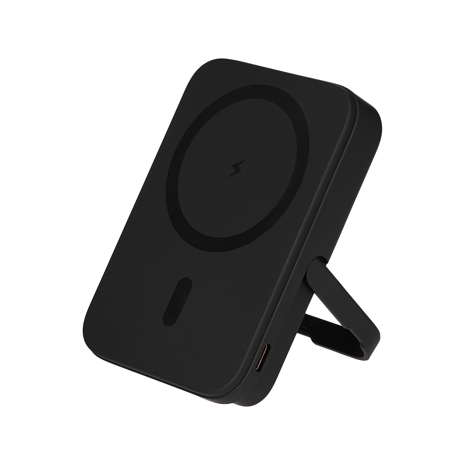 Внешний аккумулятор Юнион PD (Union PD) 10000mAh с функцией беспроводной зарядки 15W, черный-7