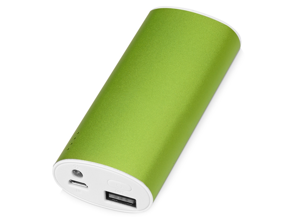 Портативное зарядное устройство Квазар, 4400 mAh, зеленое яблоко-0