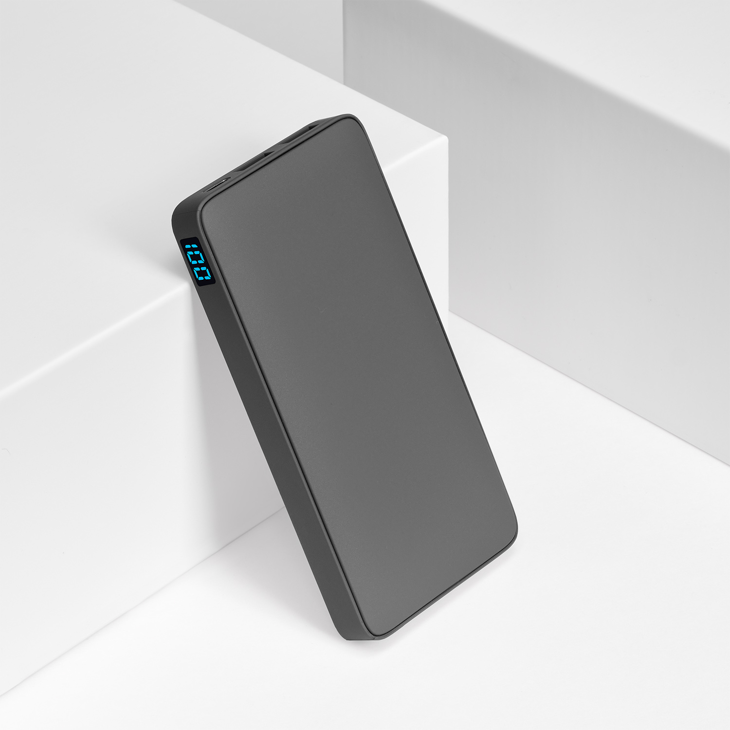 Внешний аккумулятор с подсветкой Анкор Плюс PD (Ancor PD Plus) 10000 mAh, серый-7