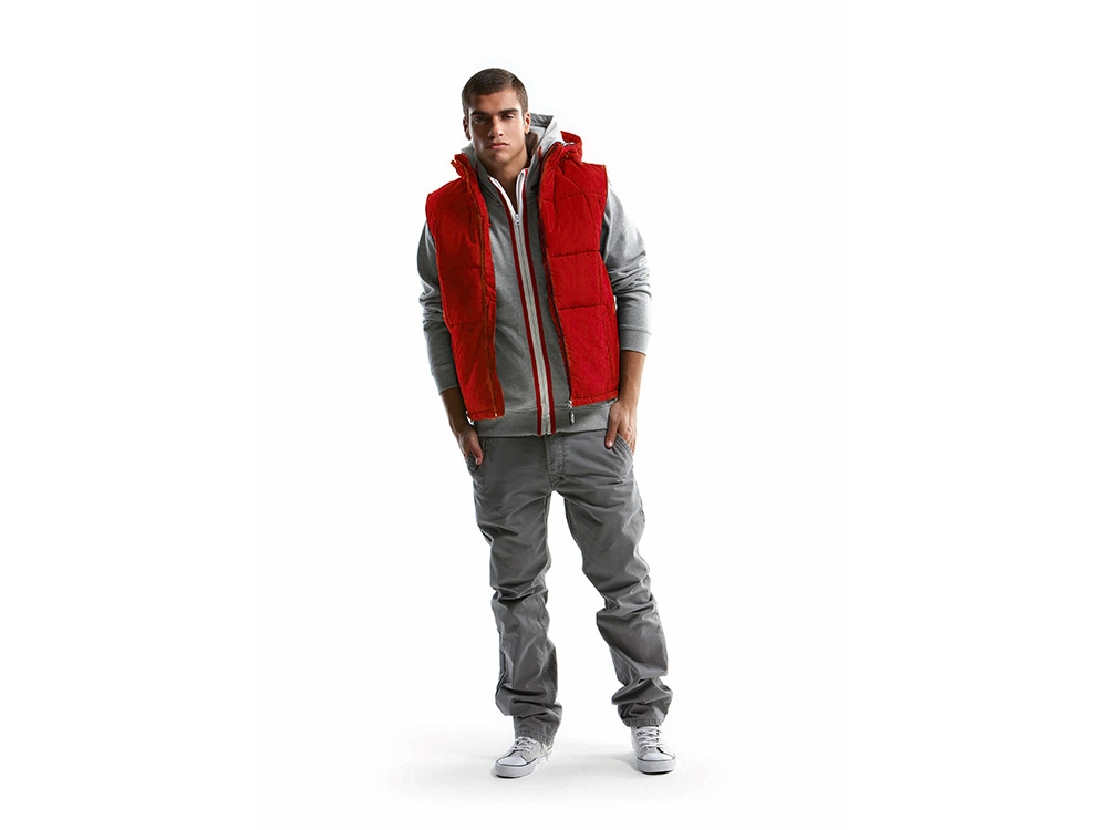 Жилет мужской, Slazenger, красный/белый-2