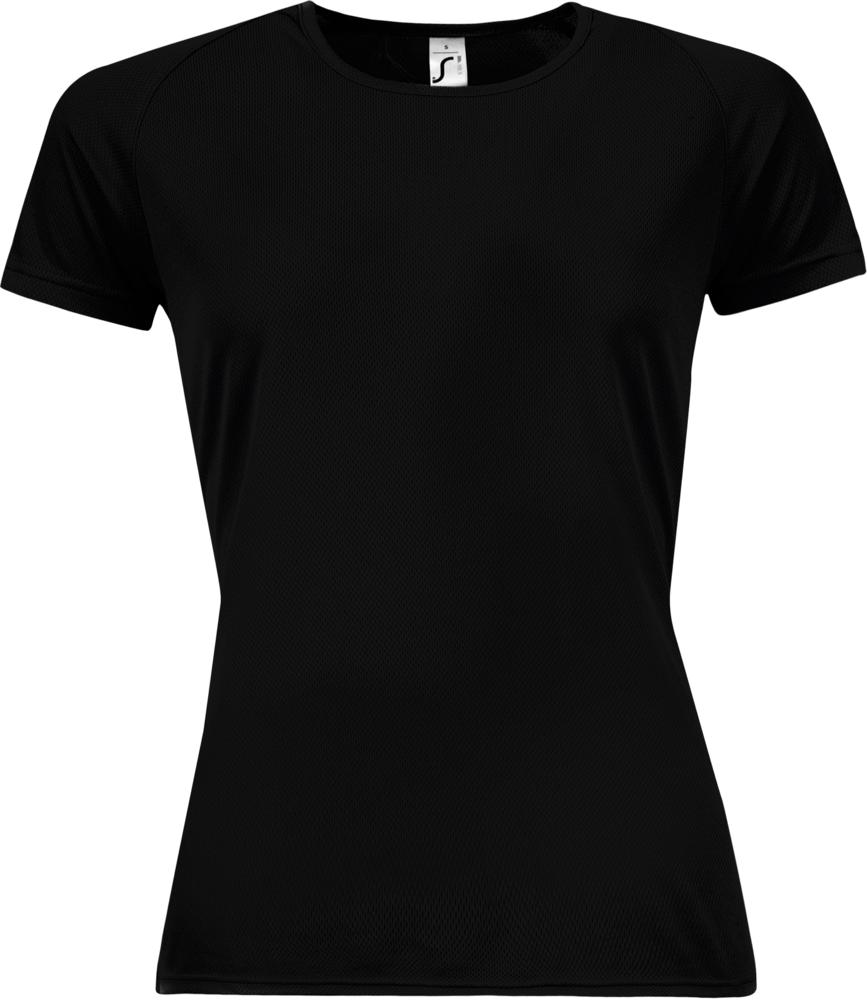 Футболка женская Sporty Women 140, черная-1