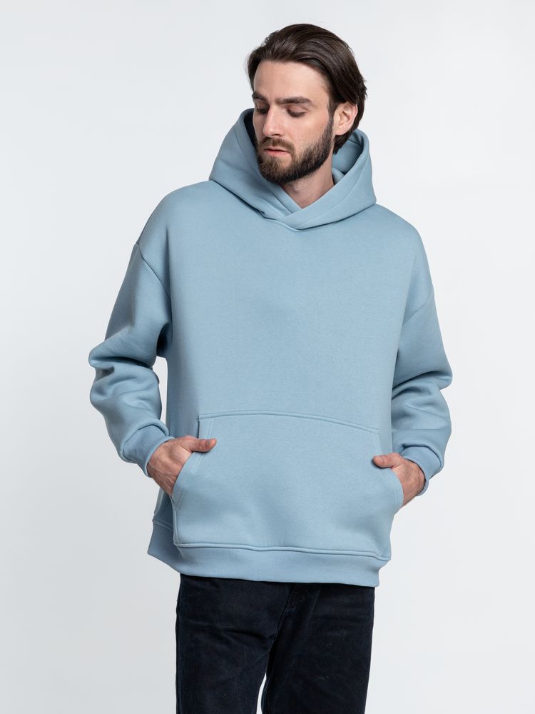 Худи Kulonga Oversize, серо-голубое-5