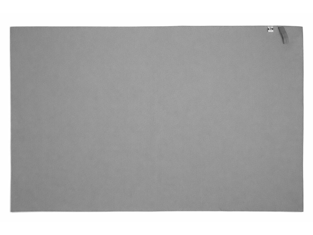 Легкое полотенце Gulpi  из микрофибры RPET с ремешком для складывания, 70*120 см, графит-5