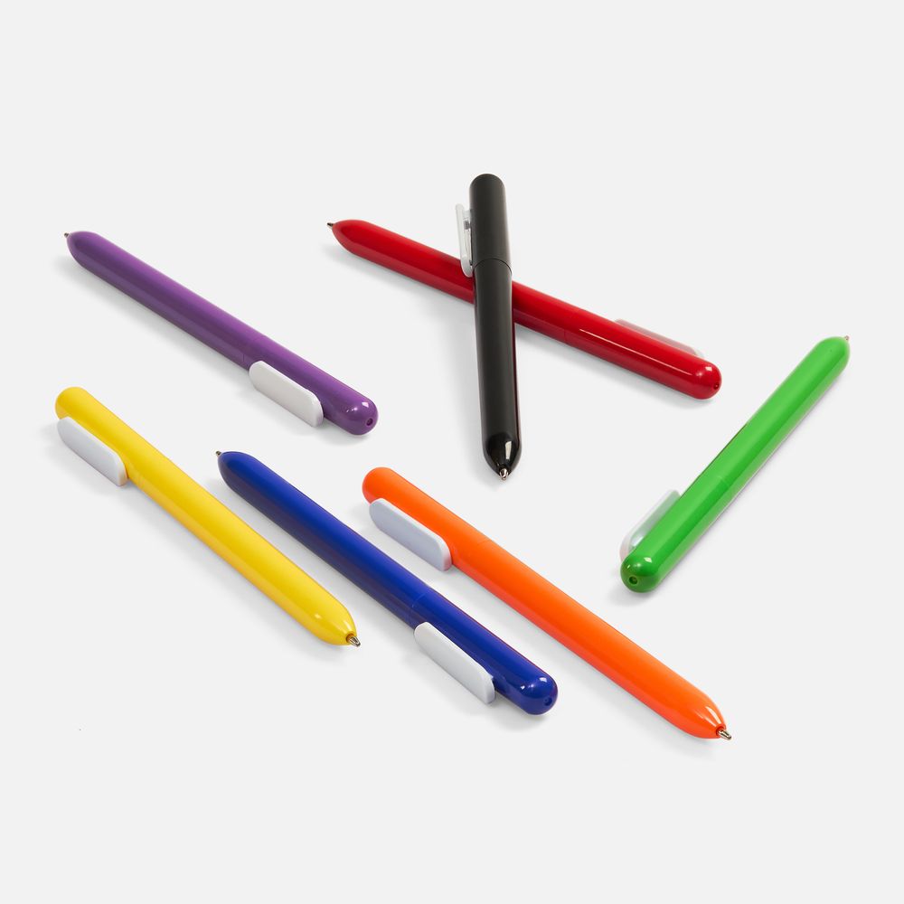 Ручка шариковая Swiper, фиолетовая с белым-2