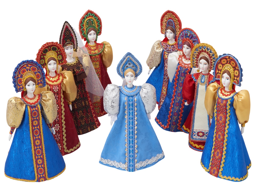 Подарочный набор: кукла фарфоровая, чай Малина с мятой, красный-5