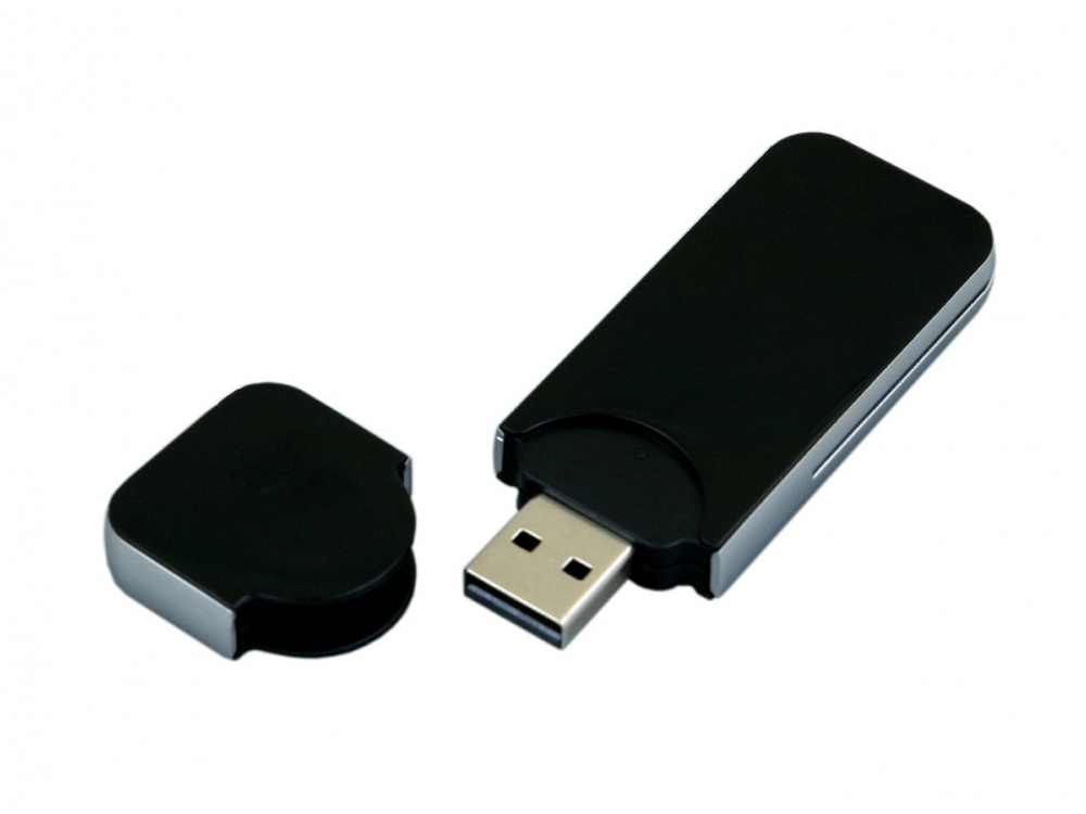 USB-флешка на 16 Гб в стиле I-phone, прямоугольнй формы, черный-1