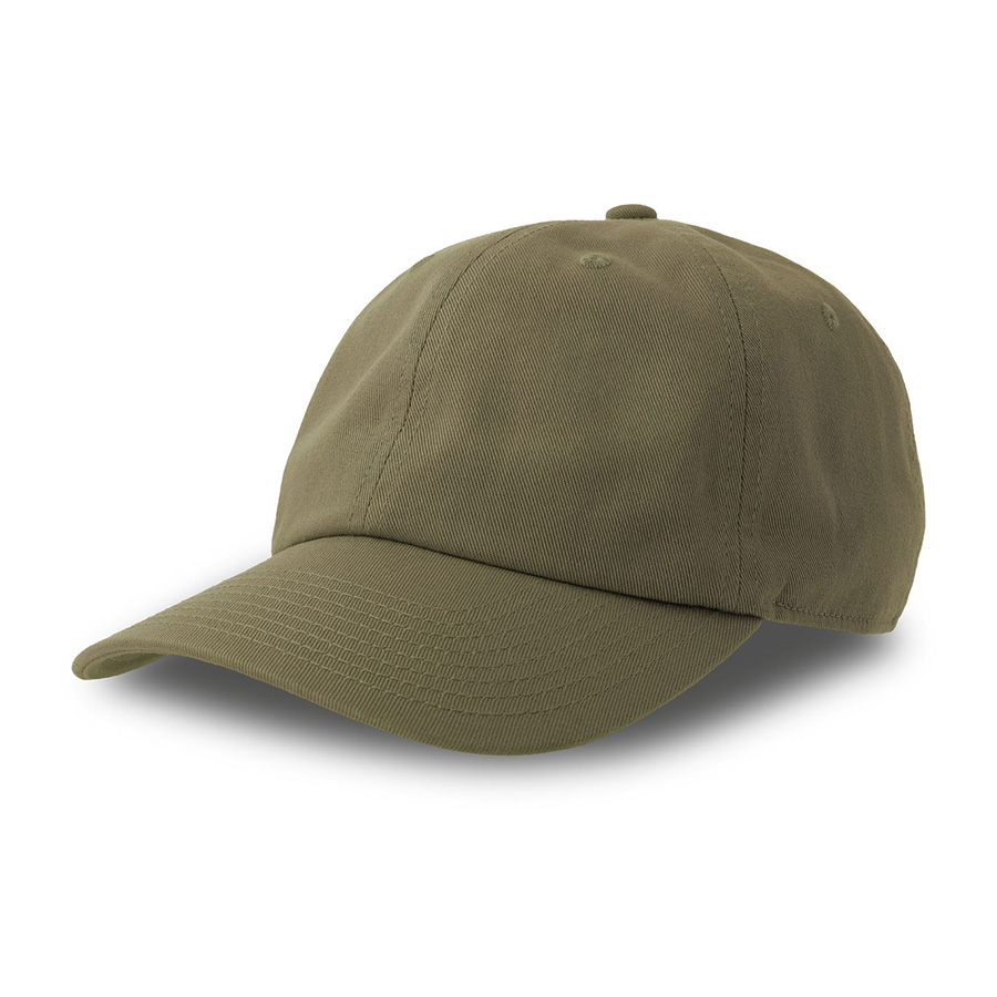 Бейсболка DAD HAT-S, 6 клиньев, металлическая застежка, оливковый-0