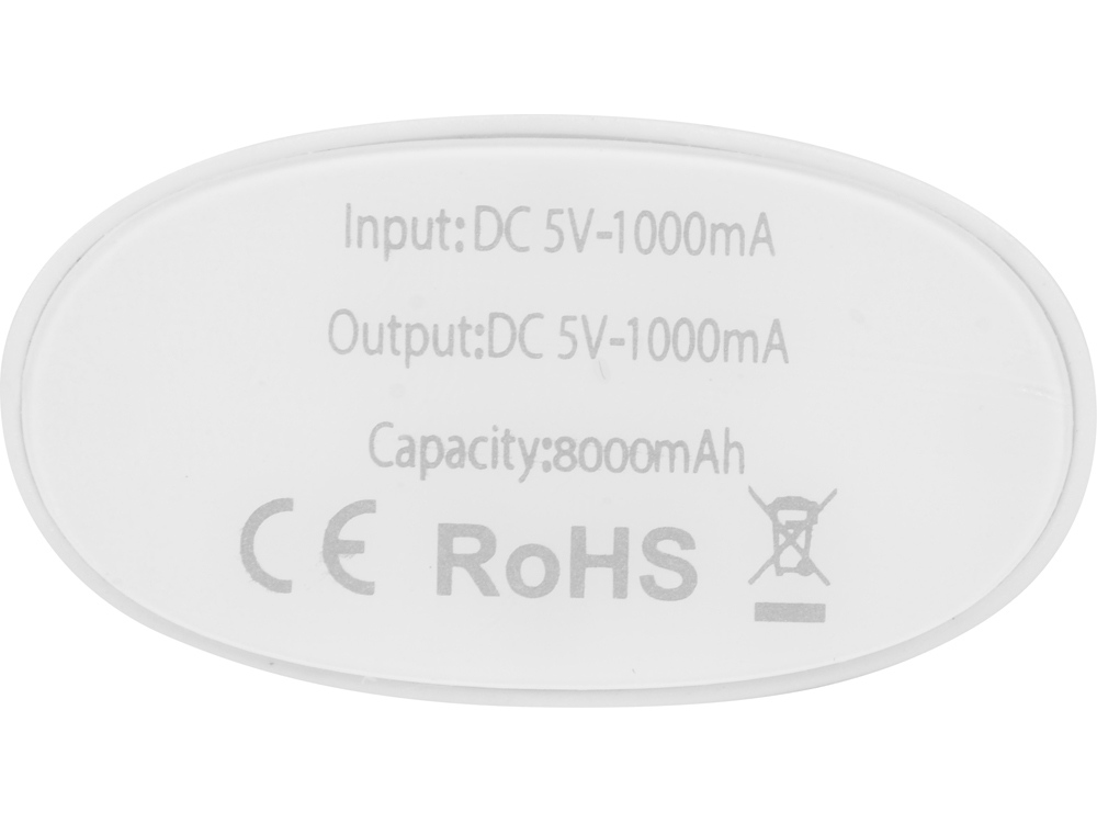 Портативное зарядное устройство Спайк, 8000 mAh, черный-5