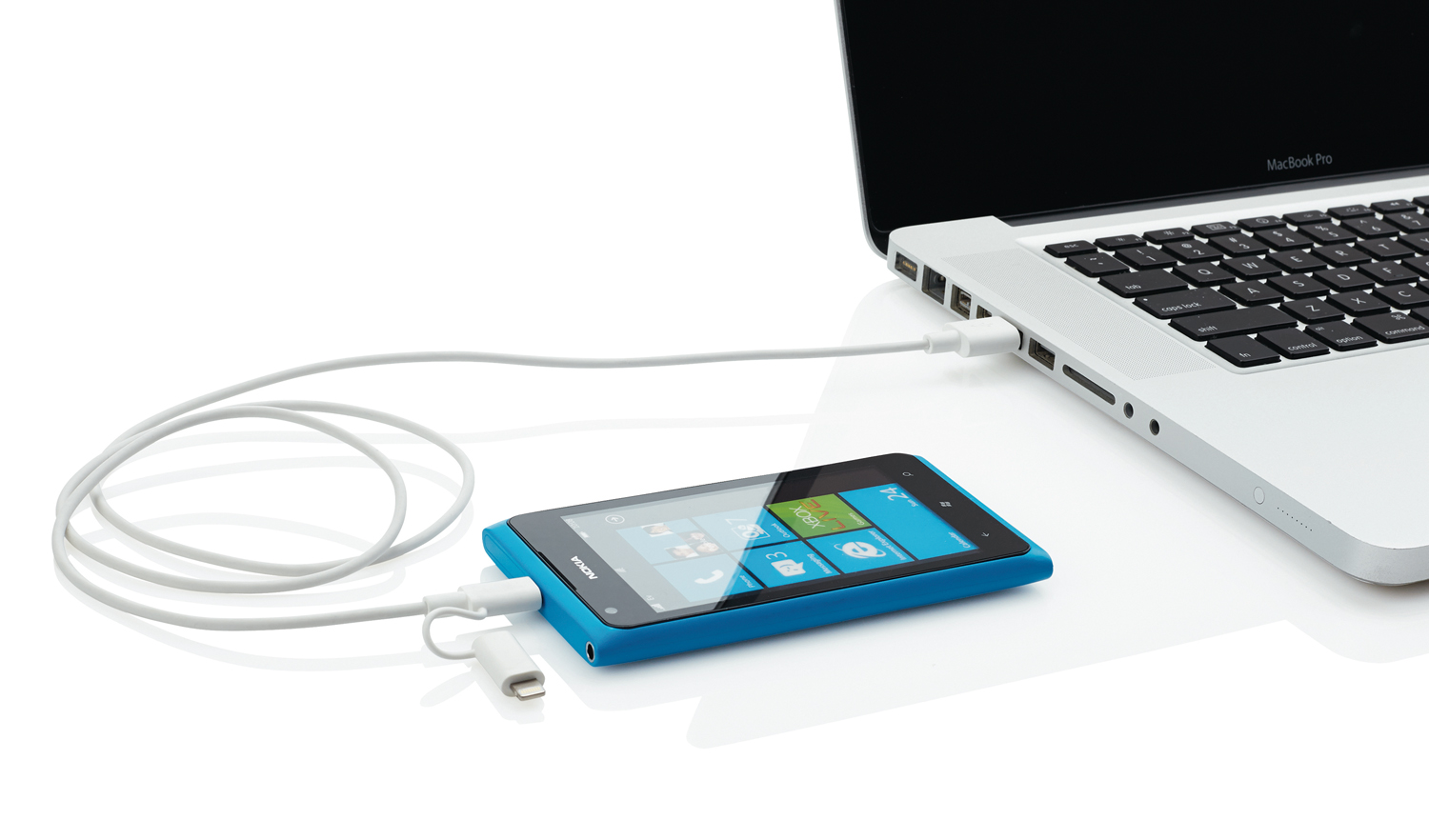 Кабель «2 в 1» с лицензированным MFi разъемом Apple Lightning-4