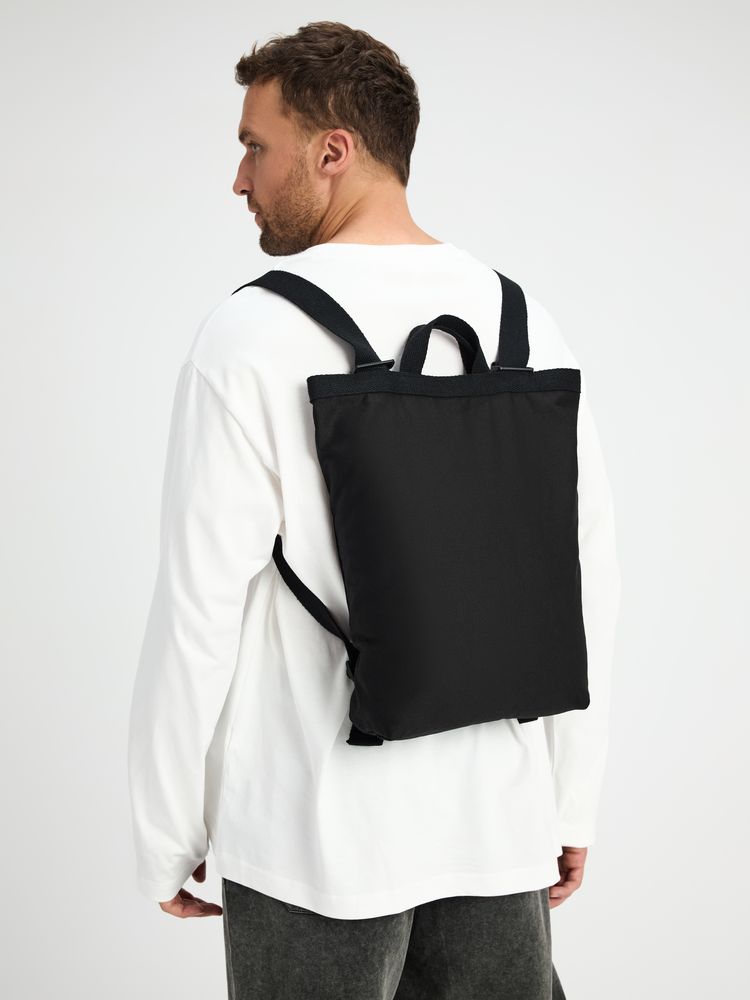 Рюкзак холщовый Discovery Bag, черный-3