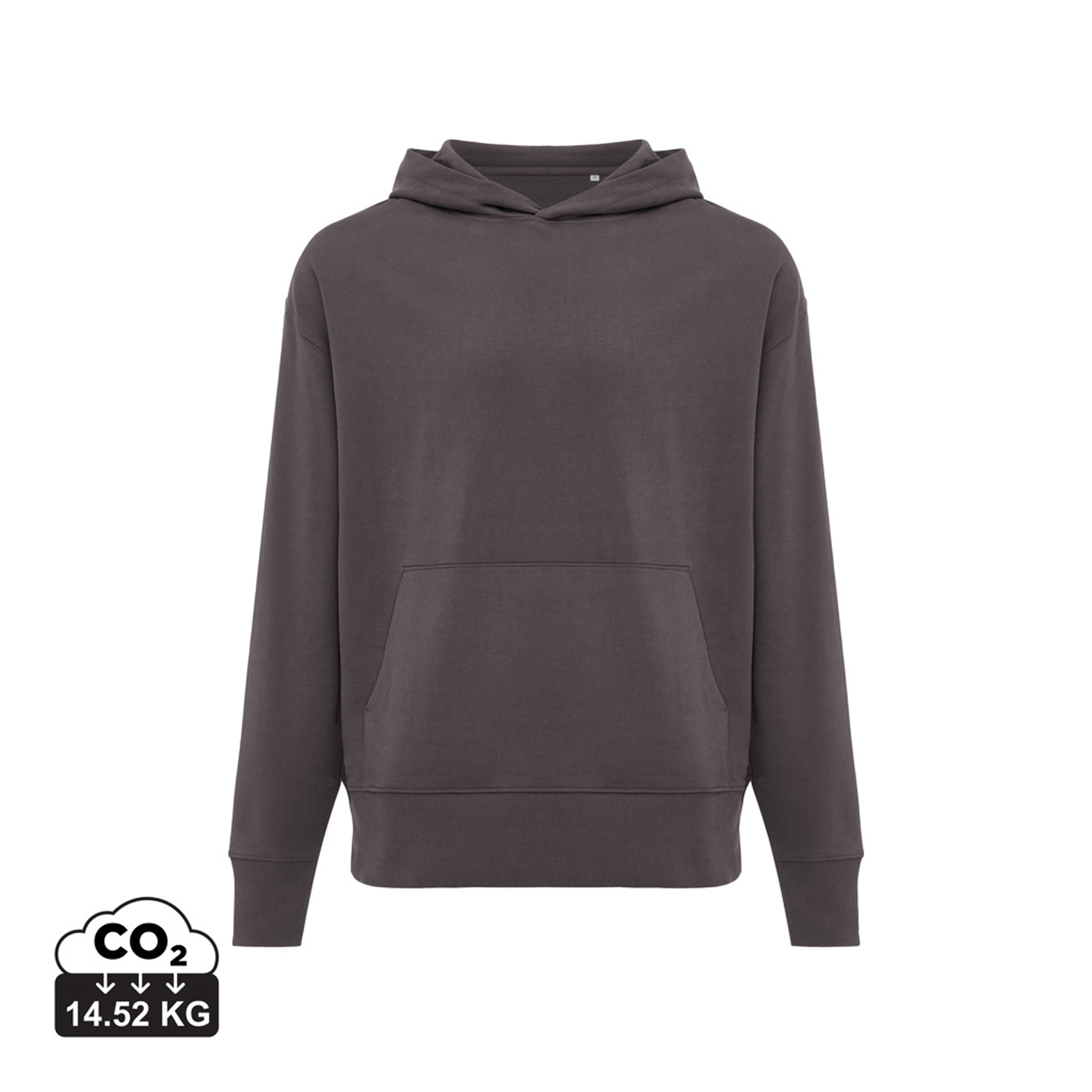 Худи Iqoniq Yoho из переработанного хлопка, свободный крой, унисекс, 340 г/м²-17