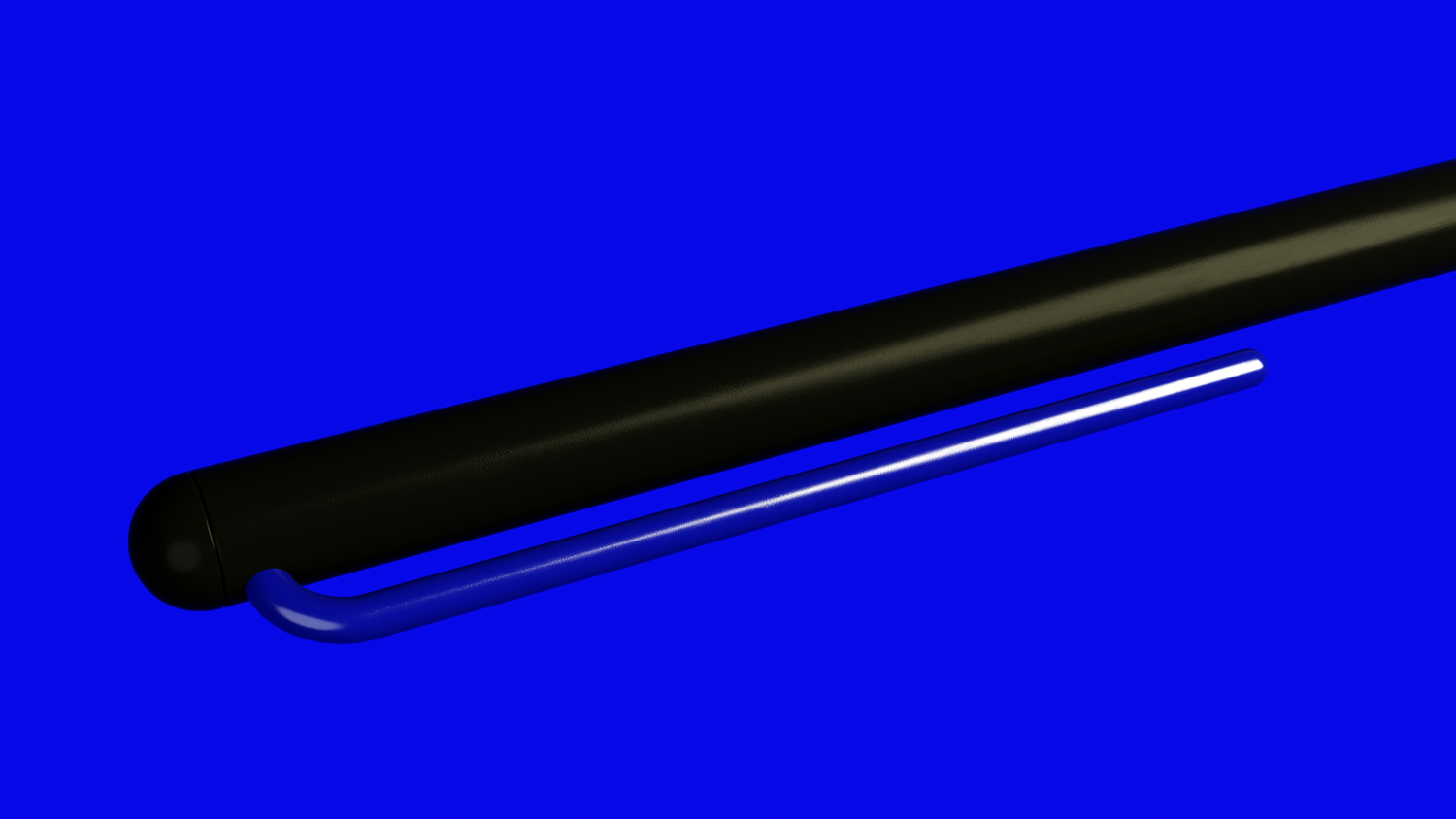 Шариковая ручка Pininfarina GrafeeX с синим клипом в чехле-8
