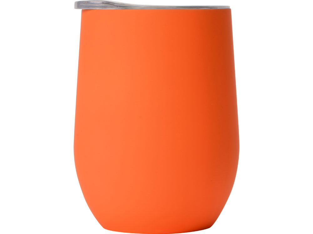 Термокружка Vacuum mug C1, soft touch, 370мл, оранжевый-2