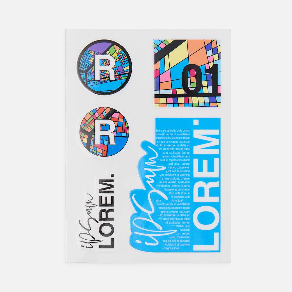 Наклейки UV-DTF Sticker Pack на заказ, M-0
