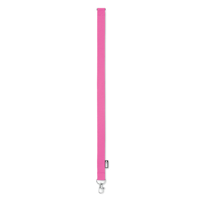 Lanyard in RPET 20 mm, фуксия-2