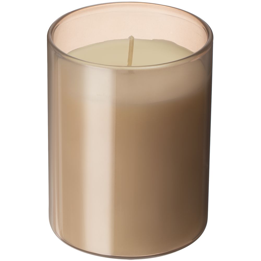 Ароматическая свеча Flikka, сосна и кипарис, бежевая-3