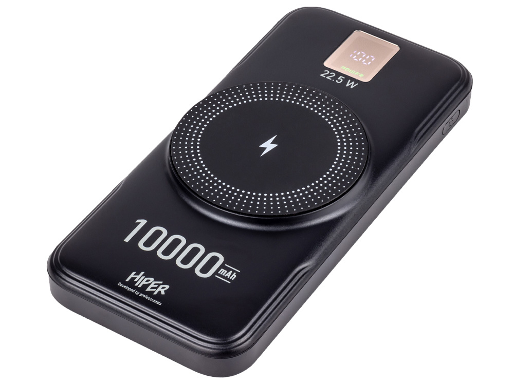 Внешний беспроводной аккумулятор AIR, 10000 mAh, черный-2