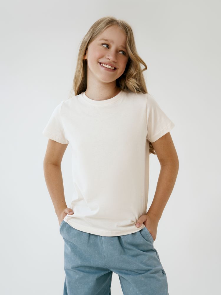 Футболка детская T-Bolka Kids, молочно-белая-4