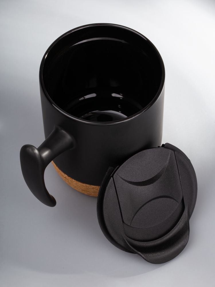 Кружка Corky Grip, черная-4