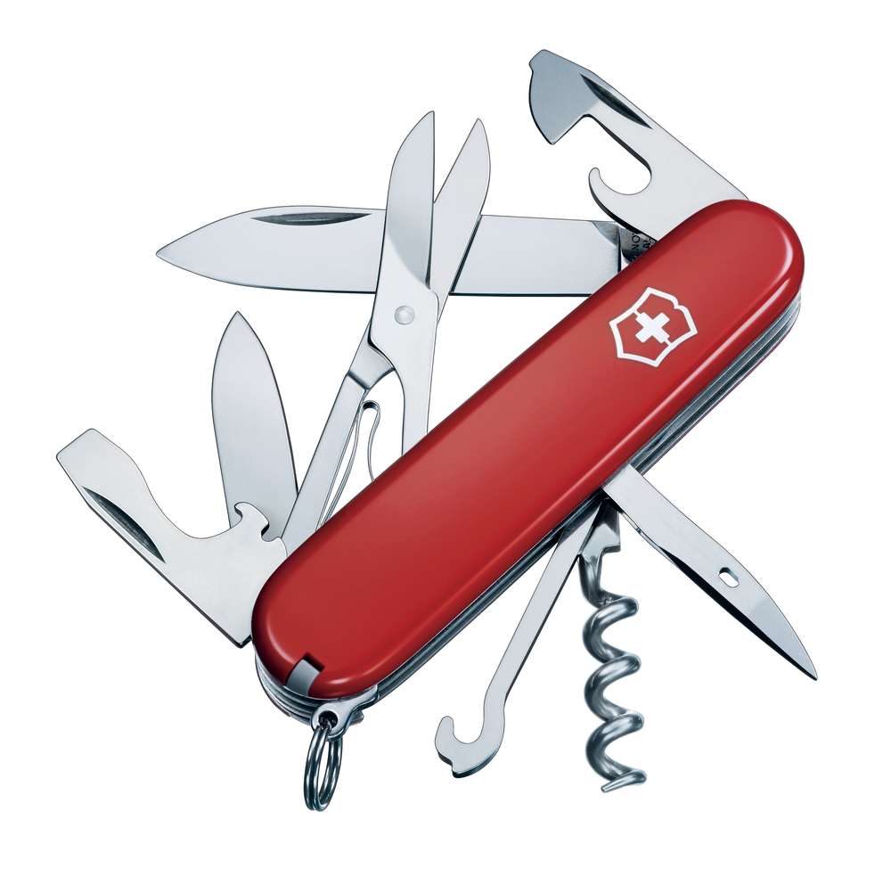 Офицерский нож Climber 91, красный-0