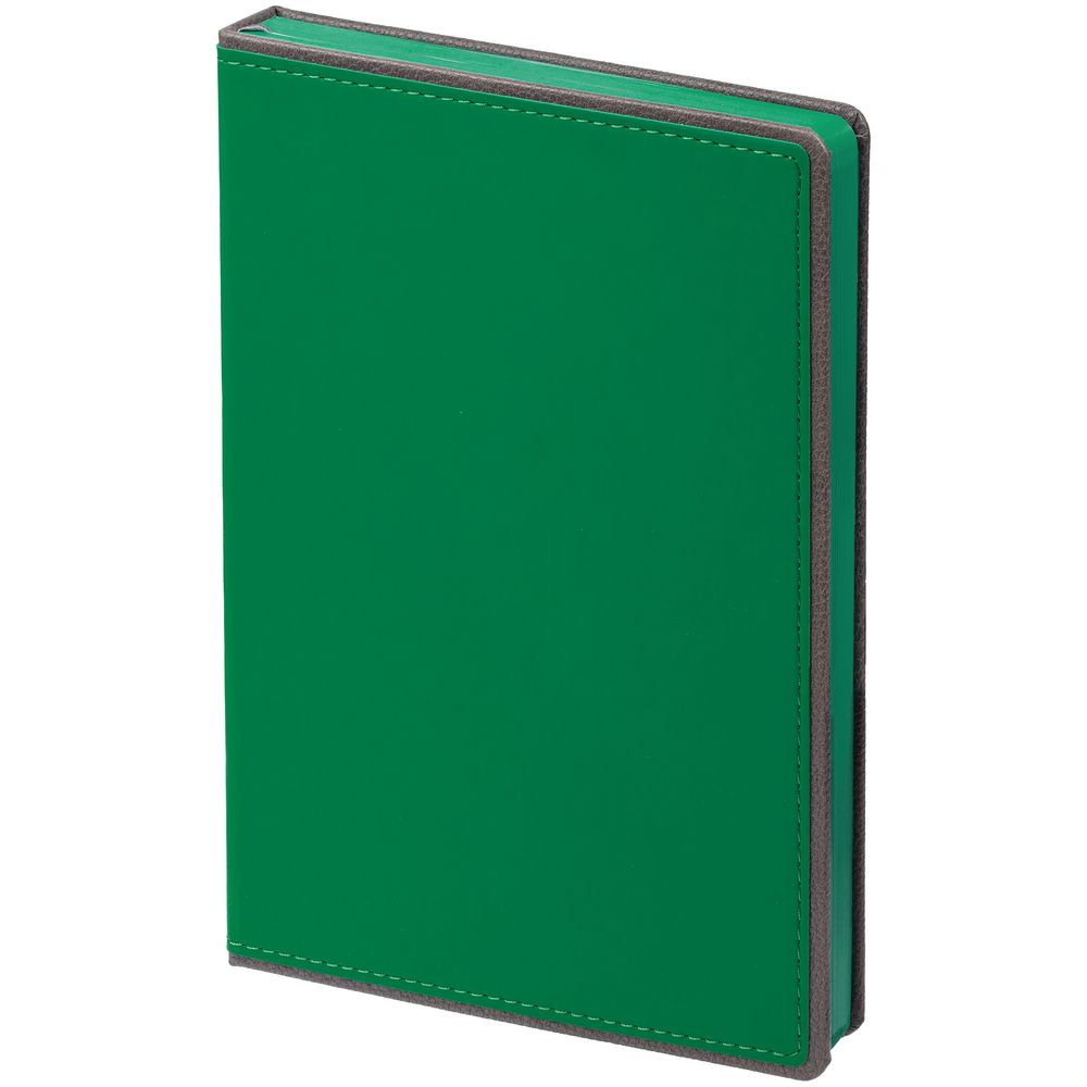 Ежедневник Frame, недатированный, зеленый с серым-1