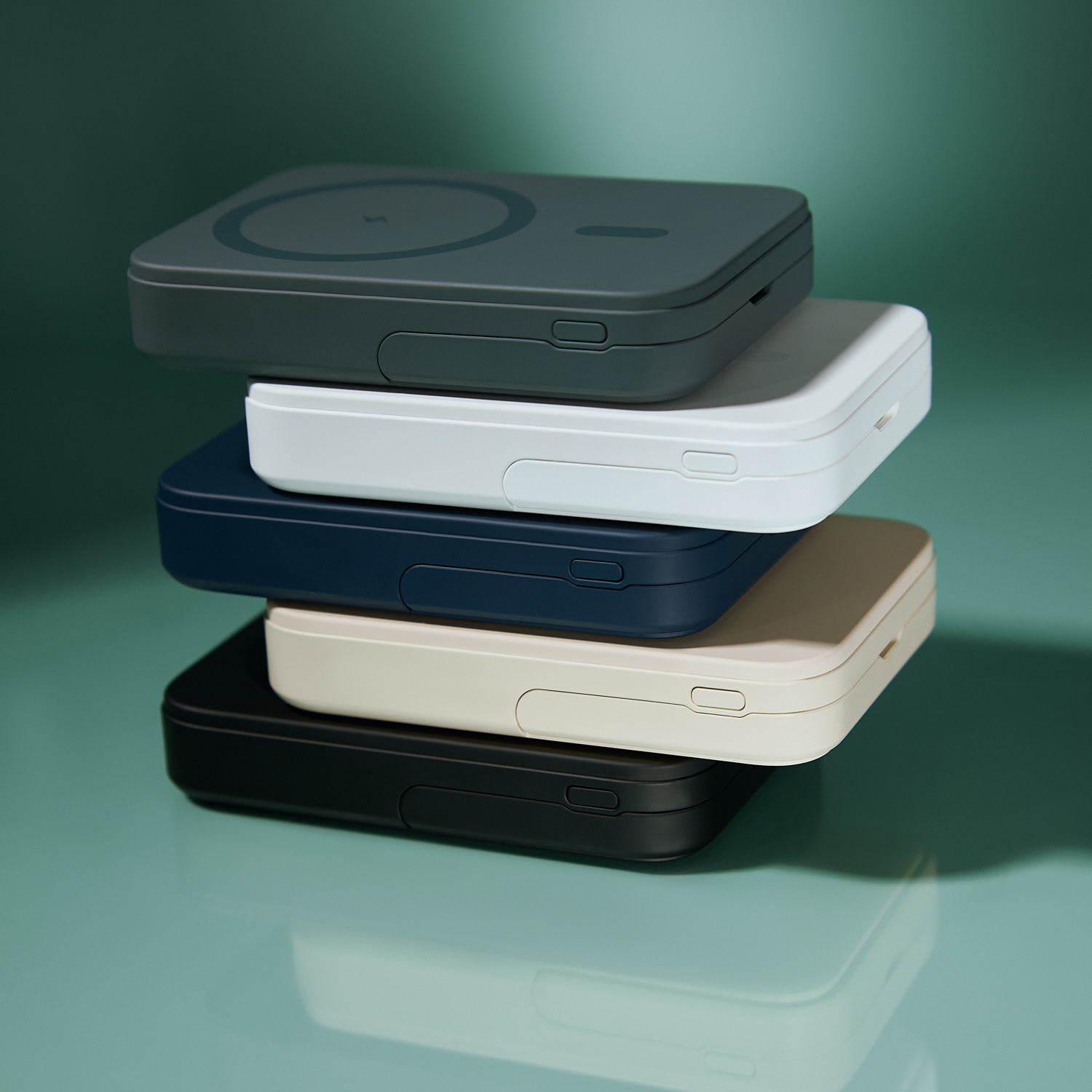Внешний аккумулятор Юнион PD (Union PD) 10000mAh с функцией беспроводной зарядки 15W, бежевый-13