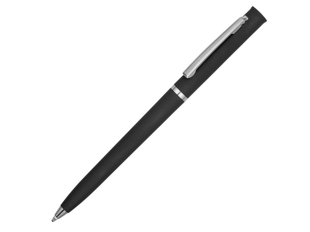 Ручка шариковая Navi soft-touch, черный-0