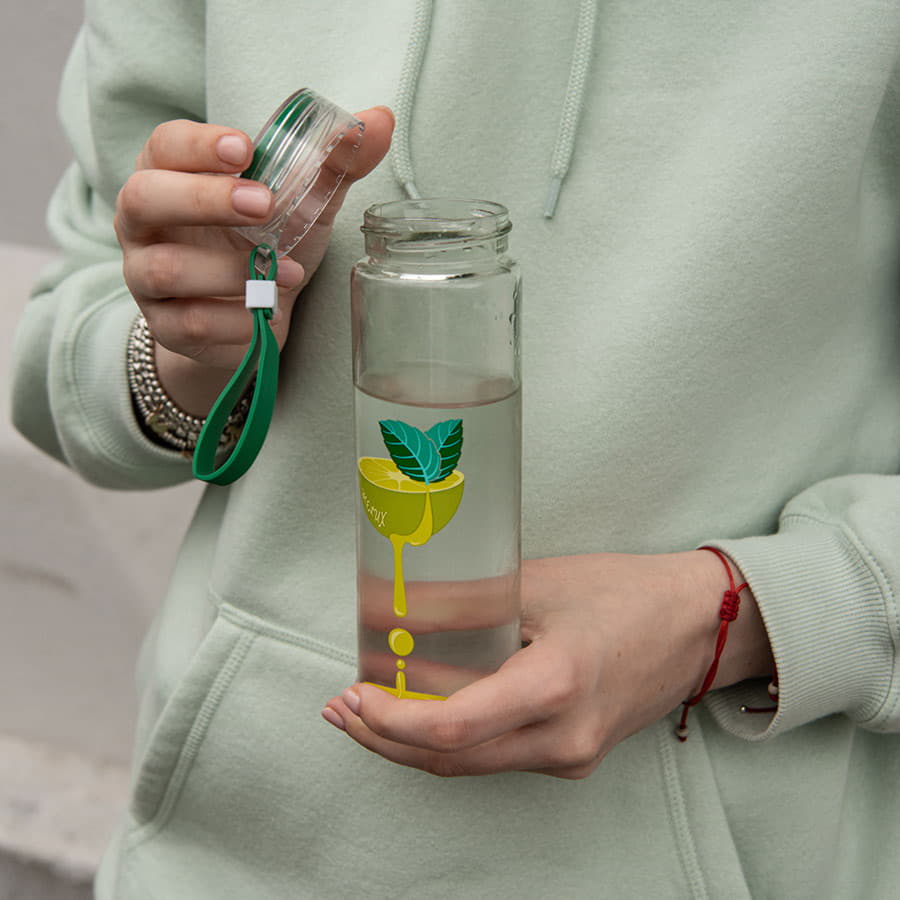 Бутылка для воды HELUX, белый-6