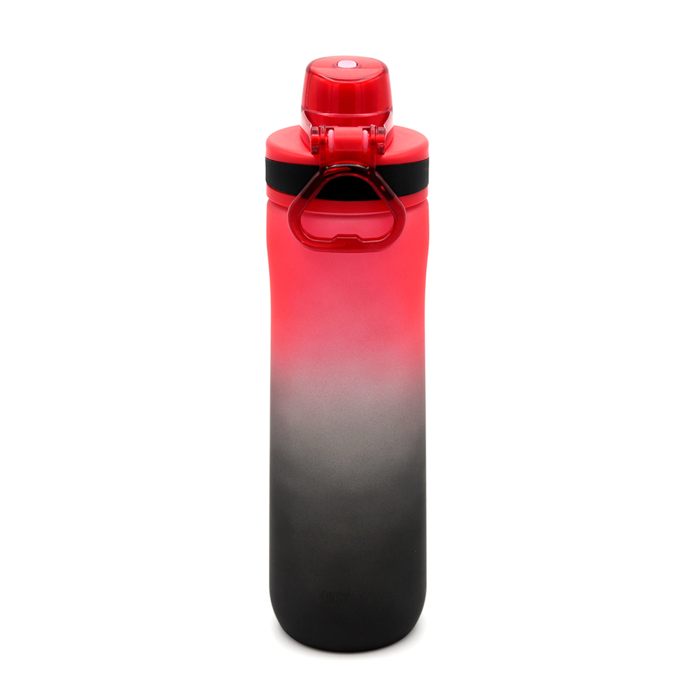 Пластиковая бутылка Verna Soft-touch, Красный-2