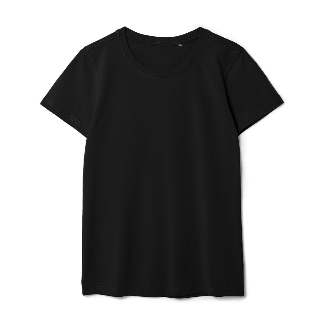 Футболка женская T-bolka Stretch Lady, черная-1