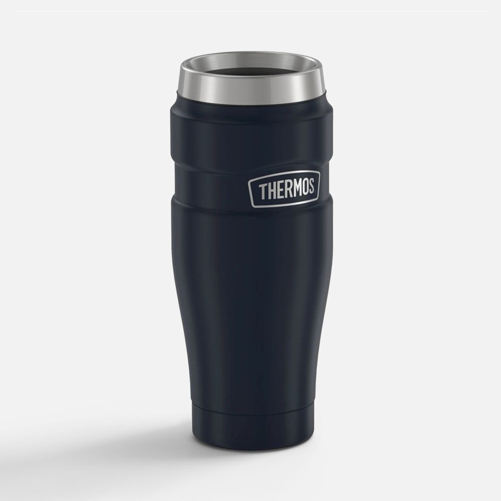 Термокружка King 470, темно-синяя-0