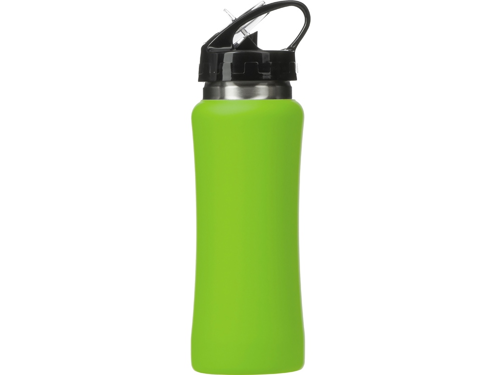 Бутылка для воды Bottle C1, сталь, soft touch, 600 мл, зеленое яблоко-5