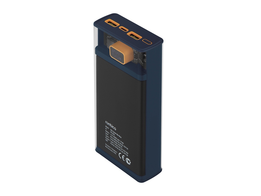 Внешний аккумулятор Rombica NEO Steam Max Blue-0